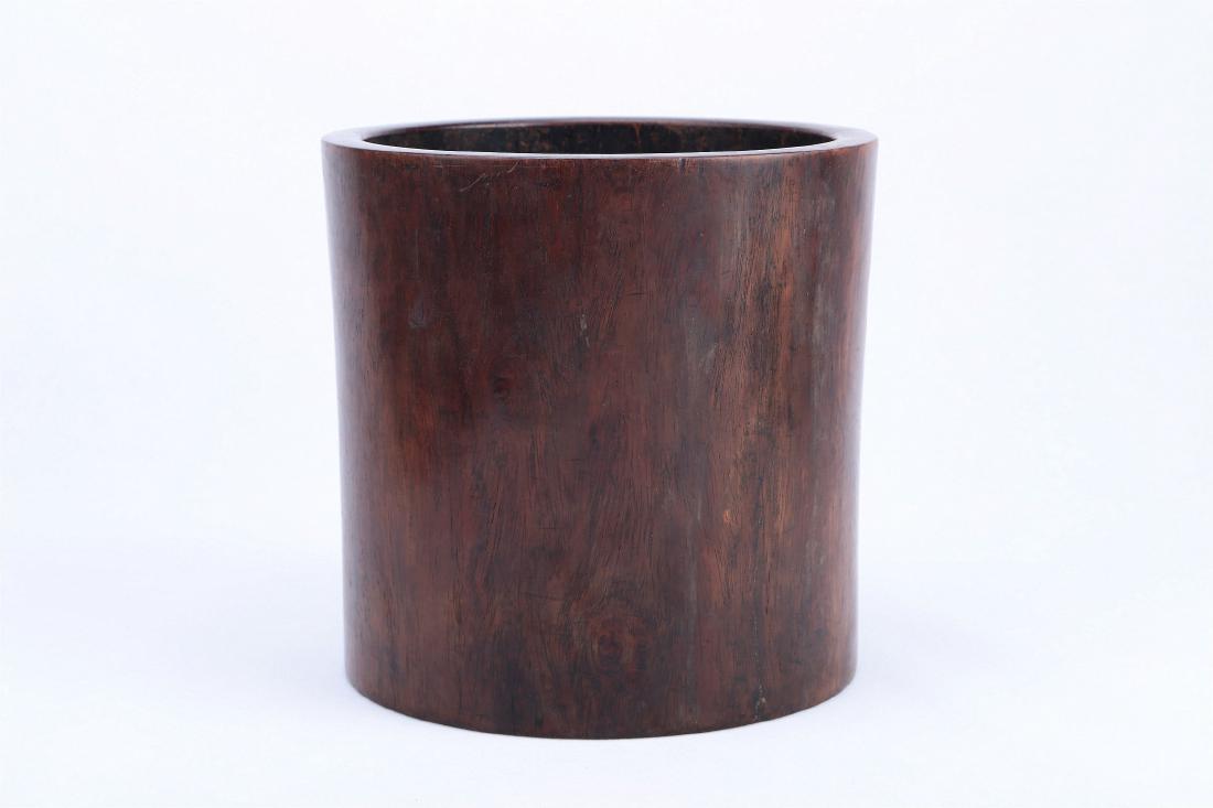 A Chinese Huanghuali Brush Pot (1 of 3)