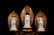 A Chinese Carved Jade Buddha with Gilt Bronze Stand - 6