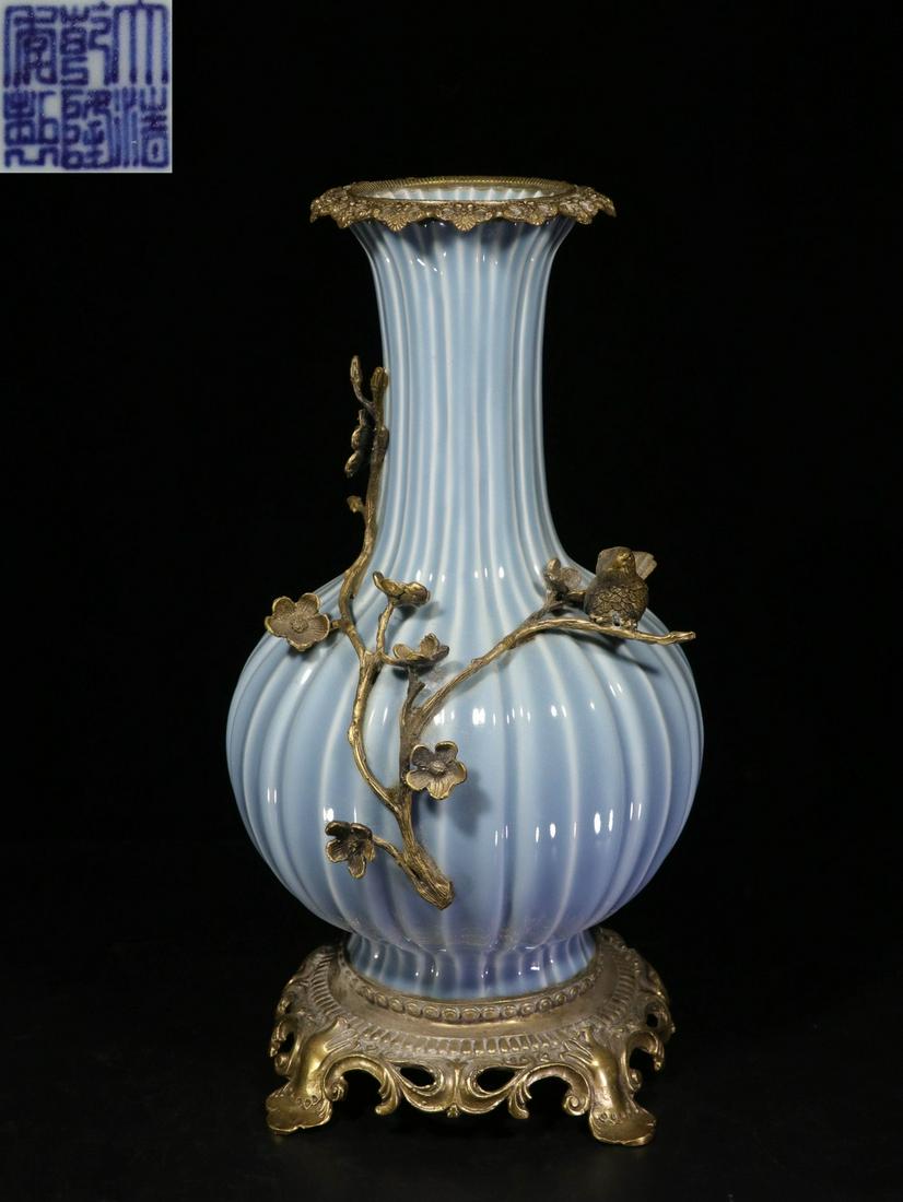 A Chinese Embossed Porcelain Vase (1 of 9)
