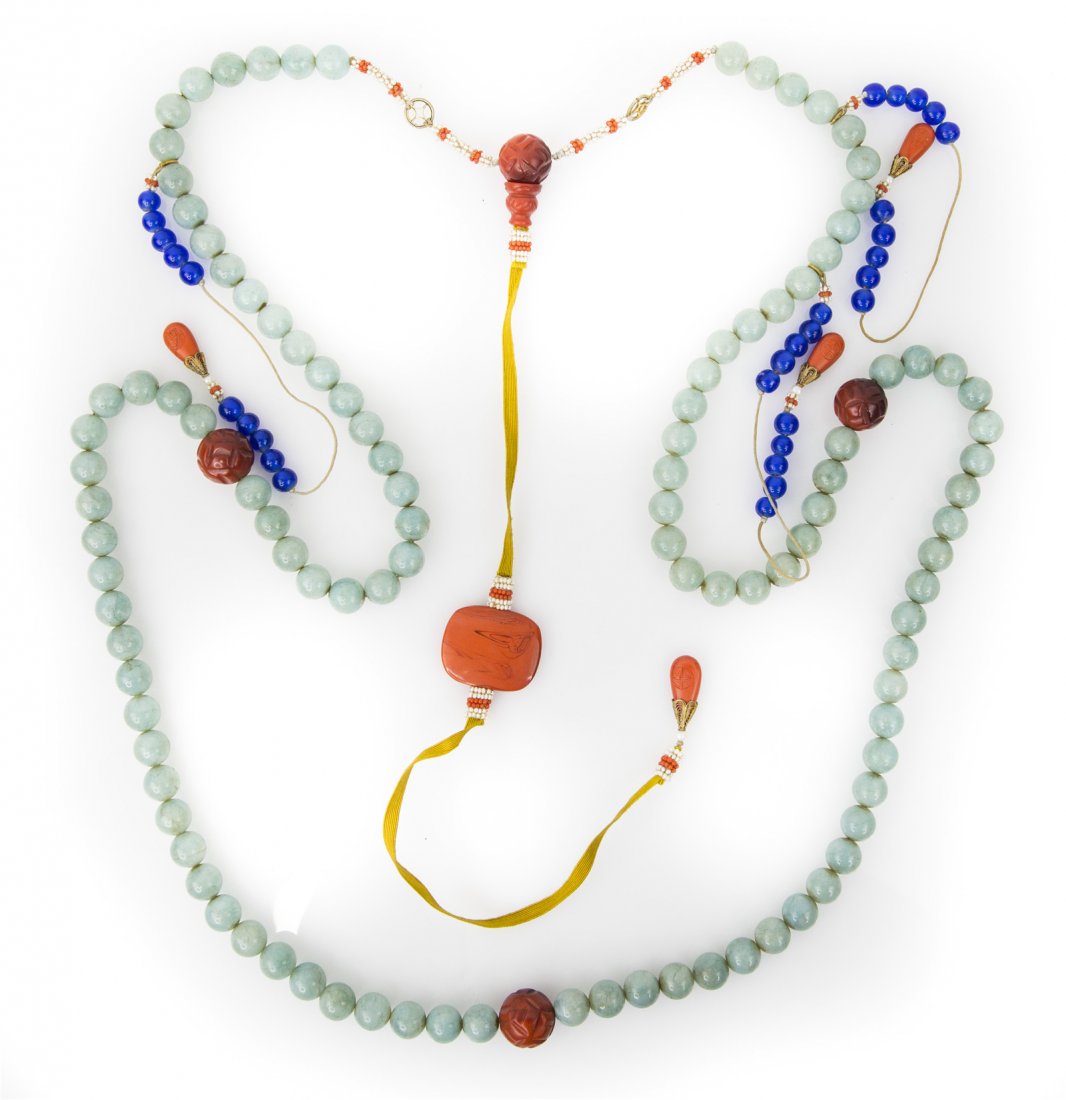A GEMSTONE COURT NECKLACE, CHAO ZHU (1 of 10)