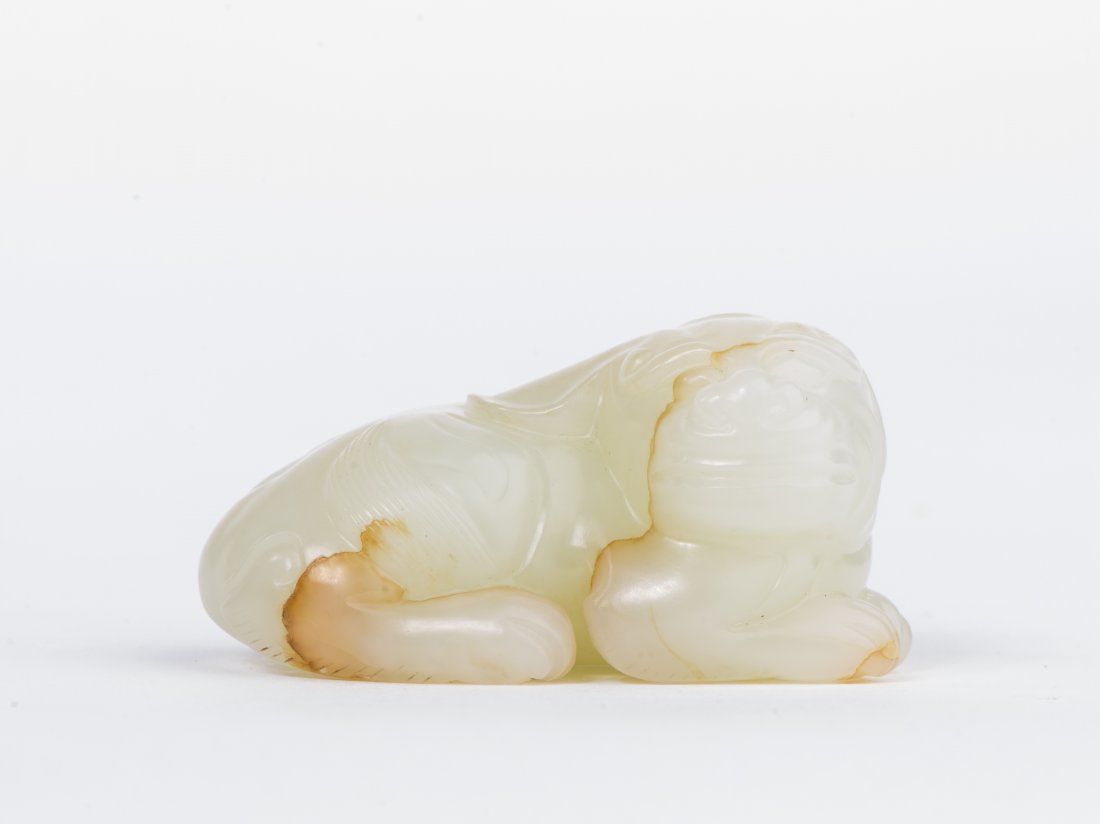 A CELADON JADE CARVING (1 of 5)