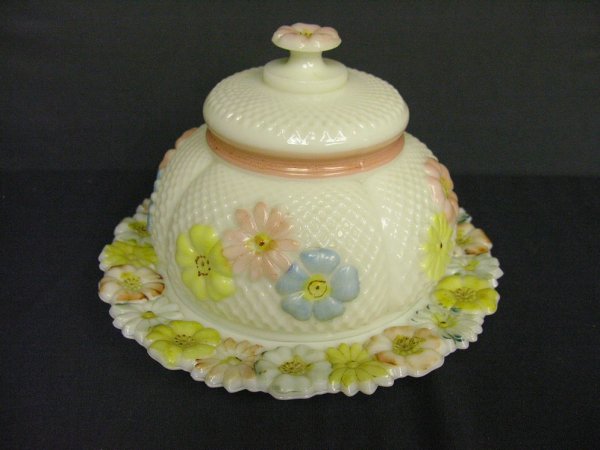 VINTAGE EAPG COSMOS COVERED BUTTER DISH