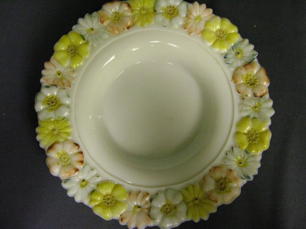 VINTAGE EAPG COSMOS COVERED BUTTER DISH - 5