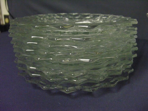 9 AMERICAN FOSTORIA PLATES - 3