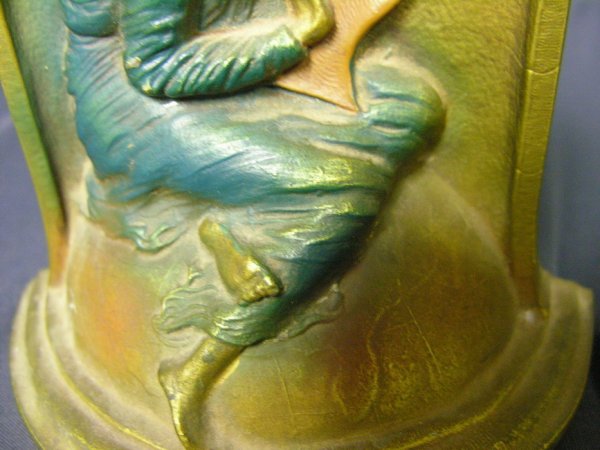 VINTAGE ART NOUVEAU BOOKENDS - 5