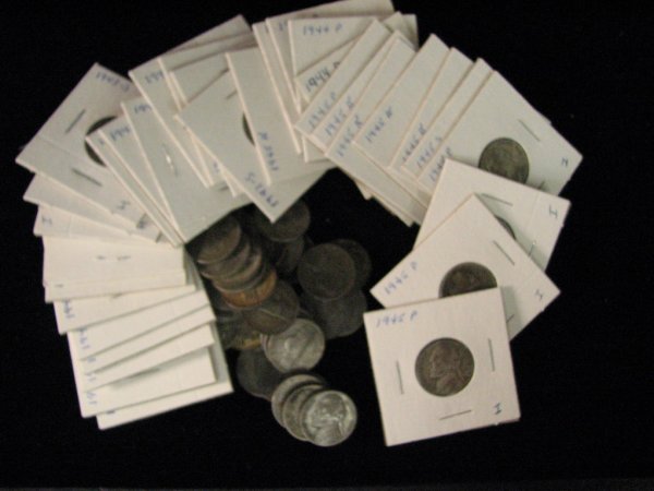 78 U.S. 1942-45 WAR SILVER NICKELS