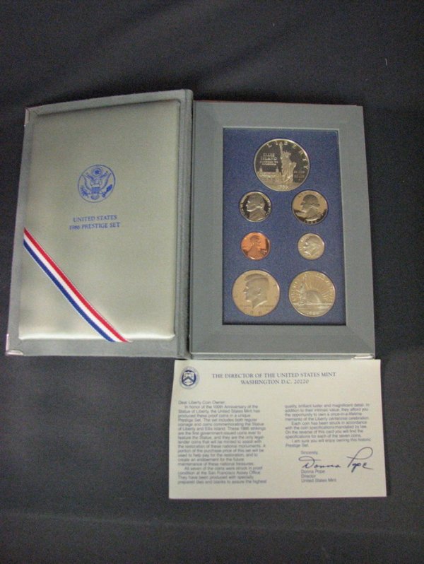 1986s U.S. PRESTIGE COIN SET - 4