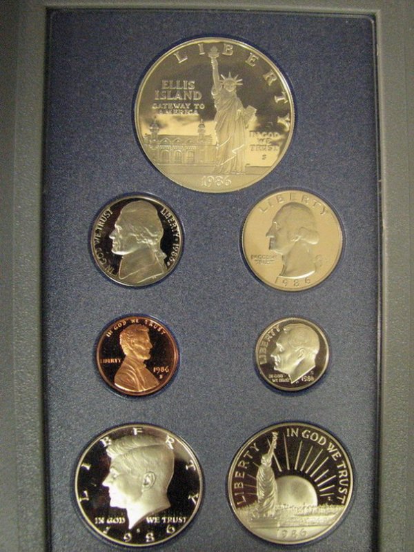 1986s U.S. PRESTIGE COIN SET - 6