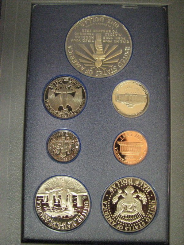1986s U.S. PRESTIGE COIN SET - 7