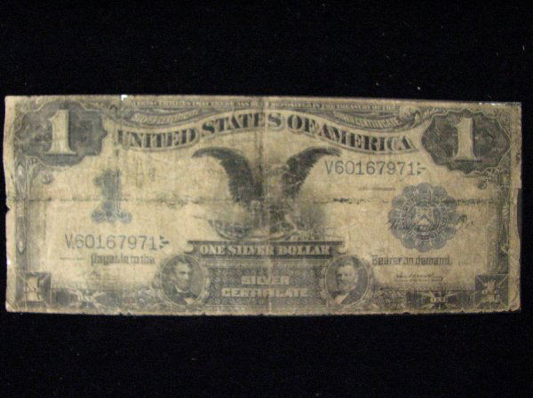 1899 U.S. ONE DOLLAR SILVER CERTIFICATE: 1899 U.S. ONE DOLLAR SILVER CERTIFICATE