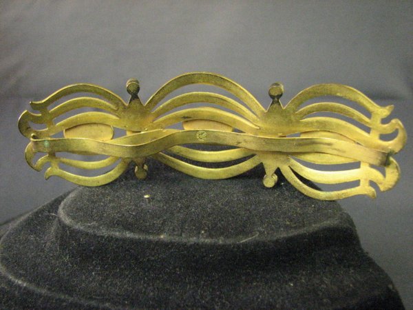 3 PC LOT VINTAGE DECO LADIES BELT BUCKLES - 7