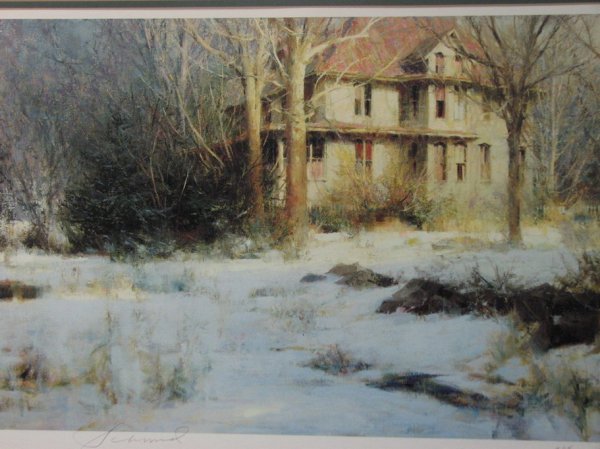RICHARD SCHMID PRINT DESMOINES HOUSE - 2