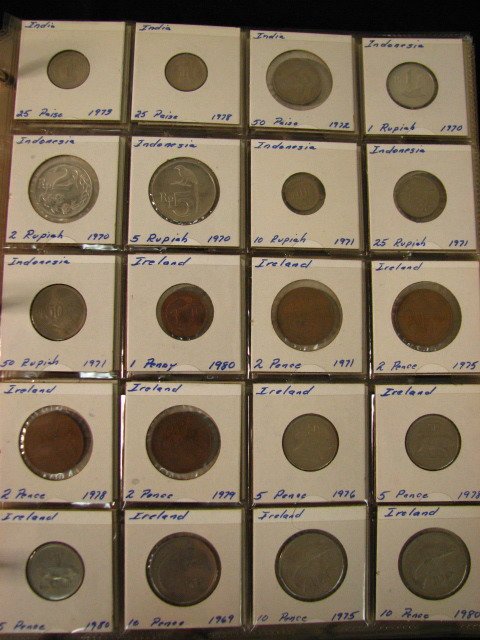 LARGE BOOK OF WORLD COINS - 4