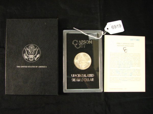 1884 CC US MORGAN SILVER DOLLAR