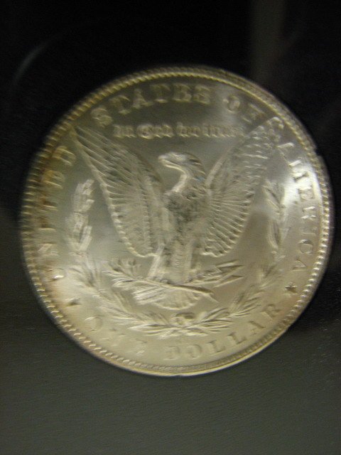1884 CC US MORGAN SILVER DOLLAR - 5