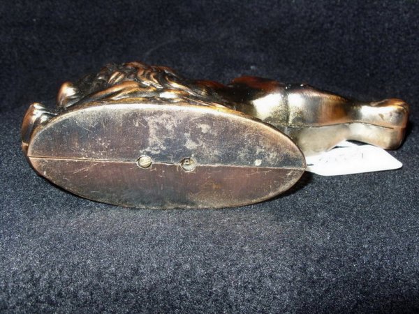 LION FIGURAL TABLE LIGHTER. UNUSUAL - 6