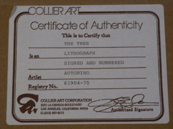 ANTHONY MICHAEL AUTHORINO THE TREE Print - 4