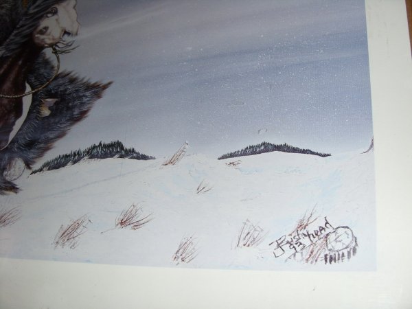 JEROME BUSHYHEAD ''ENDLESS TRAIL'' SIGNED PRINT NO - 4