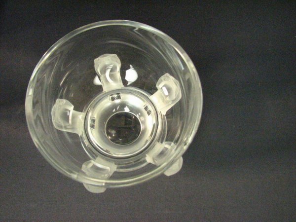 LALIQUE VASE HIBOUX OWLS ART DECO - 3