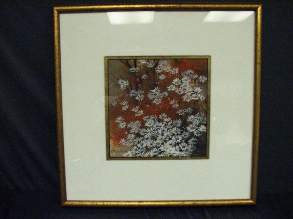 BETH McANINCH WATERCOLOR ASTERS