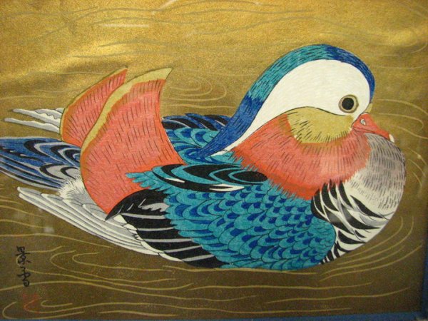 JAPANESE WOODBLOCK DUCK