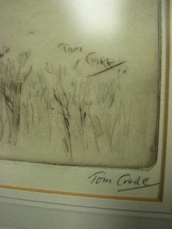 TOM CARR LITHOGRAPH HUNT SCENE - 6