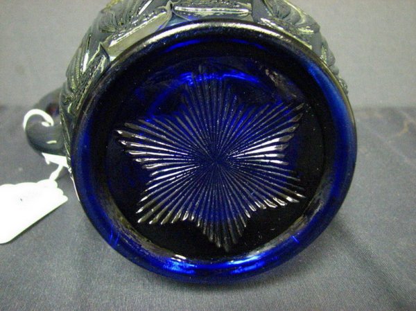 FENTON STARFLOWER CARNIVAL GLASS PITCHER - 5