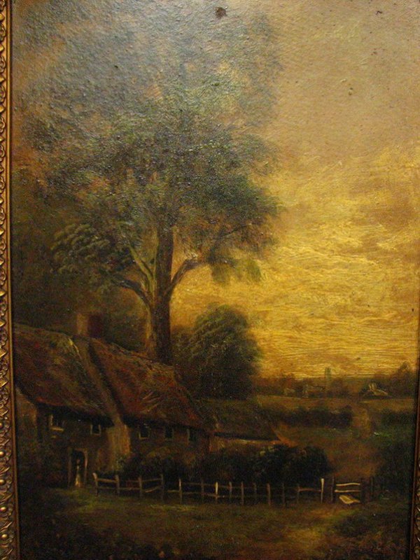 UNKNOWN ARTIST OIL ENGLISH LANDSCAPE