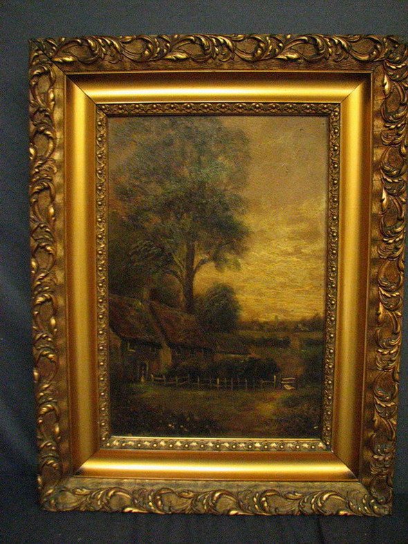 UNKNOWN ARTIST OIL ENGLISH LANDSCAPE - 2