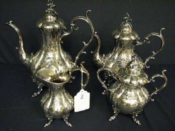 REED BARTON WINTHROP TEA SERVICE - 2