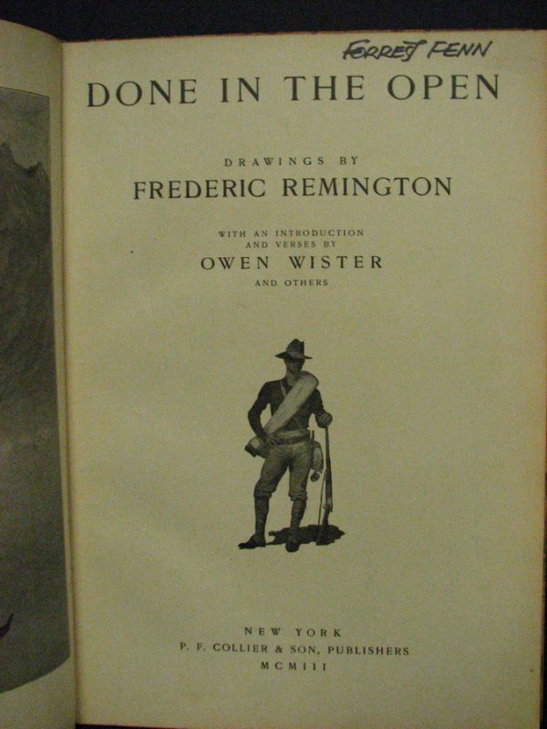 DONE IN THE OPEN FREDERICK REMINGTON BOOK - 3
