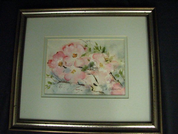 FANNIE JOHNSON WATERCOLOR DOGWOODS - 3