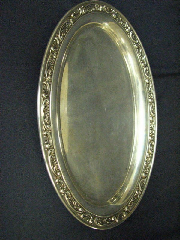 GORHAM STERLING OVAL TRAY