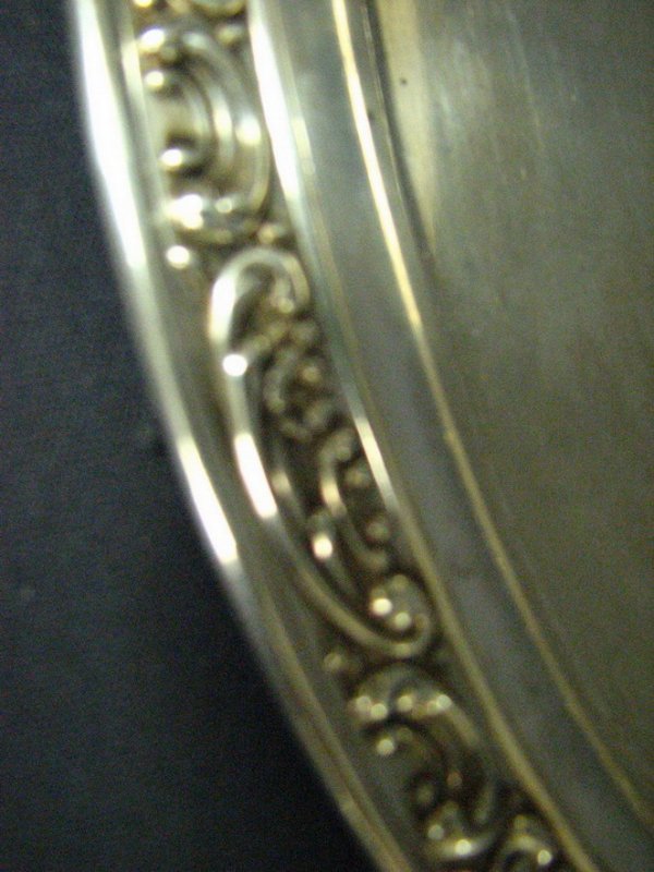 GORHAM STERLING OVAL TRAY - 2