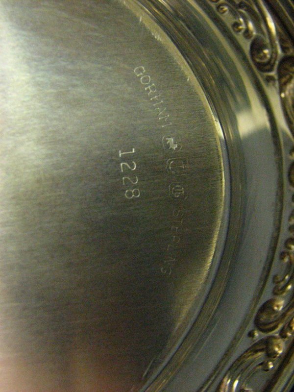 GORHAM STERLING OVAL TRAY - 3