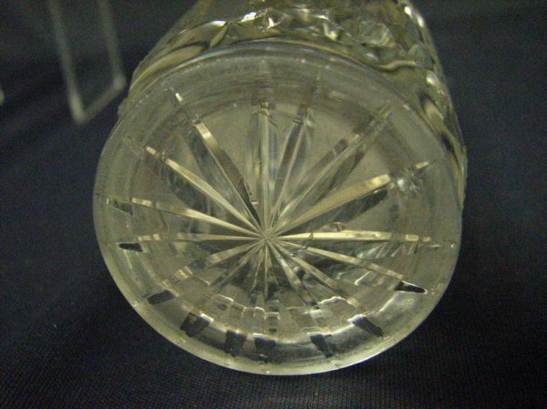 ANTIQUE CUT GLASS SUGAR SHAKER MUFFINEER - 5
