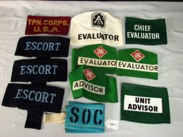 11 MILITARY ARMBANDS