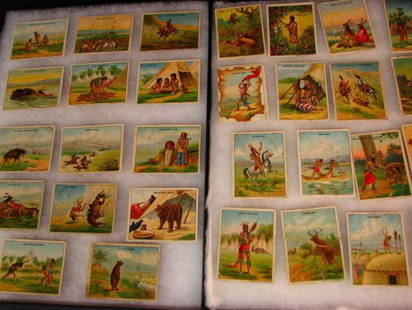 VINTAGE HASSAN CIGARETTE CARDS: Hassen Cigarette Card circa 1910 American Indian Cards