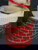 763: CHRISTMAS CANDY CONTAINER SPUN COTTON PAPER MACHE - 6
