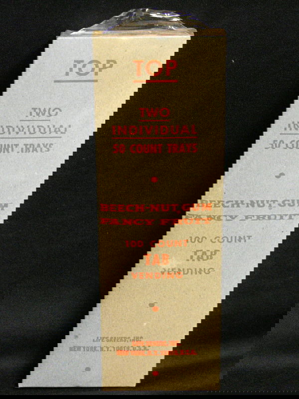 NOS MIB BEECH NUT TAB CHEWING GUM 100 COUNT: NOS MIB BEECH NUT TAB CHEWING GUM 100 COUNT New old stock, Mint in the box packages of Beech-Nut tab chewing gum 100 count, Fancy fruit flavor, See photos, A rare find, See lot No. 54 to view opened p