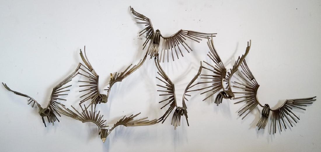 SIGNED JERE HANGING WALL SCULPTURE C. 1977 (1 of 4)