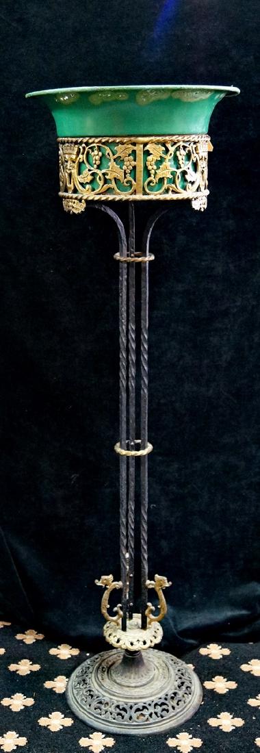 WROUGHT IRON FERN STAND (MANNER OF OSCAR BOCH) (1 of 4)