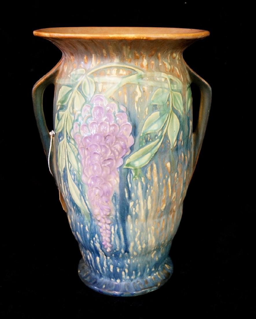 ROSEVILLE WISTERIA DOUBLE HANDLE VASE (1 of 4)