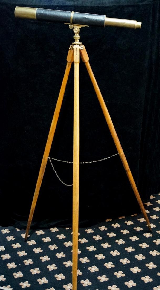 19TH C. ENGLISH TELESCOPE (1 of 5)