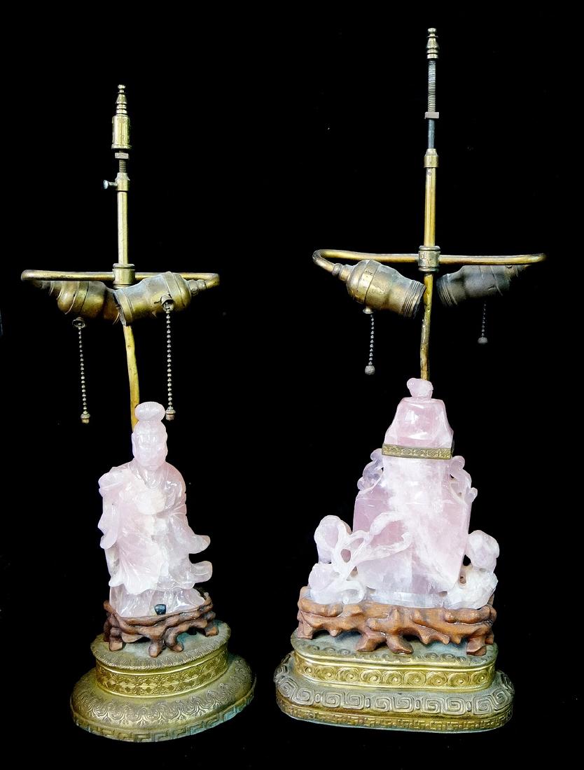 2 ROSE QUARTZ LAMPS (1 of 6)