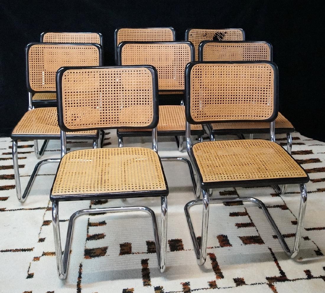 THONET CANED CHAIRS SET OF 8: THONET CANED CHAIRS SET OF 8 31"H 18"W 21"D