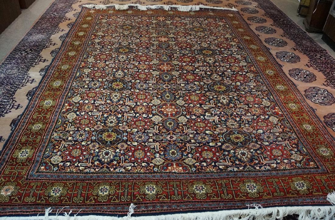 BLUE & RED ORIENTAL RUG (1 of 3)
