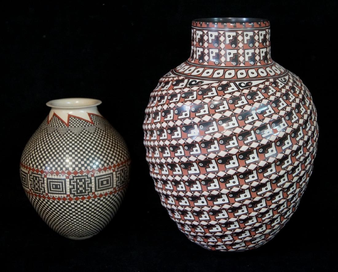 HUMBERTO PONCE & ALFONZO RAMIREZ POTTERY VASES (1 of 10)