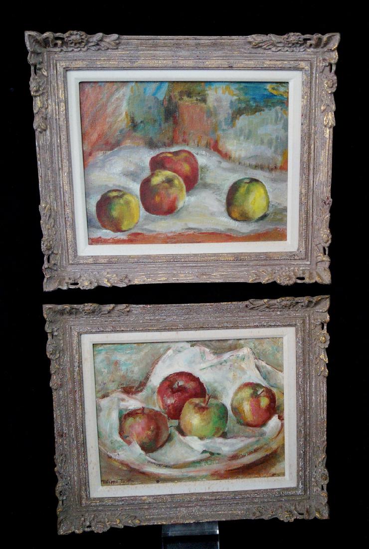PR. PHILIP TUTTLE SGN. O/B STILL LIFES OF FRUIT (1 of 5)