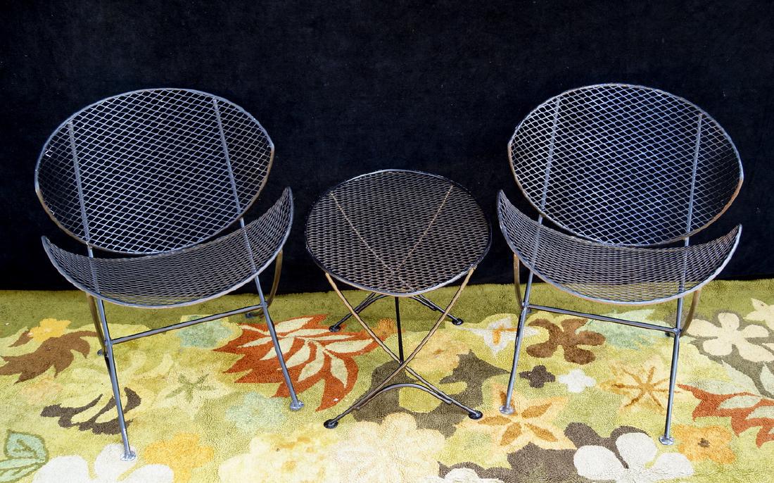 WOODARD ORANGE SLICE 3 PC. SET CHAIRS (1 of 4)